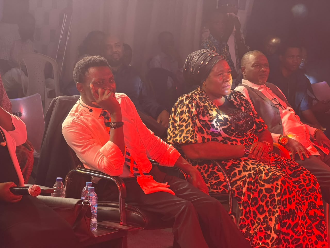 Members of the AIGC family seated together during service